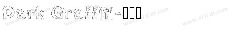 Dark Graffiti字体转换